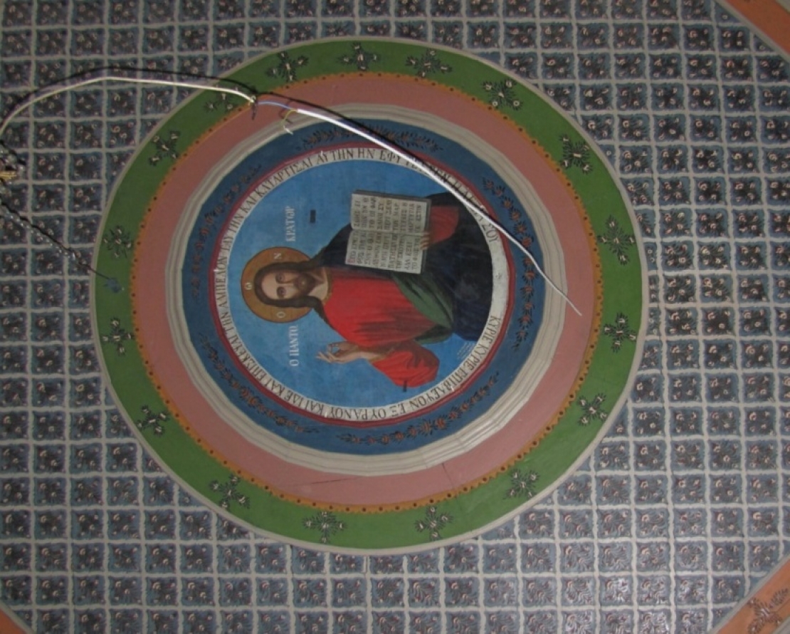 Συντήρηση - διακόσμηση της ξυλόγλυπτης ουρανίας στο καθολικό της Ιεράς Μονής Αγίας Αικατερίνης στην Στρογγύλη Πρεβέζης