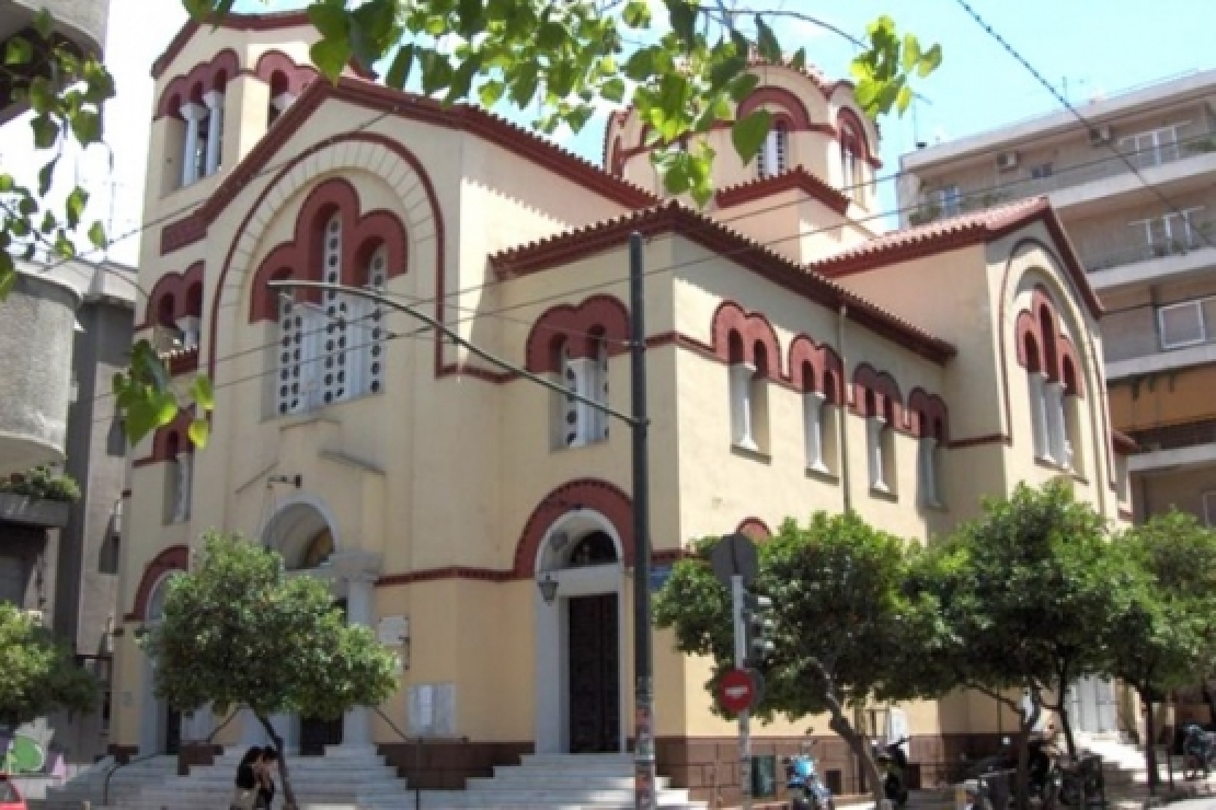 Συντήρηση των τοιχογραφιών του Ιερού Ναού Αγίου Βασιλείου, επί των οδών Μετσόβου και Μπουμπουλίνας στην Αθήνα