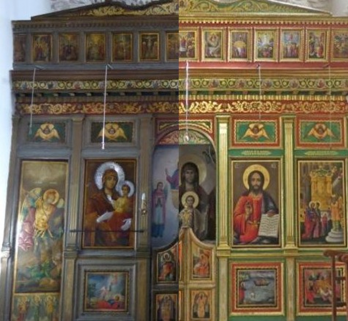 Συντήρηση του ξυλόγλυπτου τέμπλου στην Ιερά Μονή Μεγάλης Παναγίας στα Ιεροσόλυμα